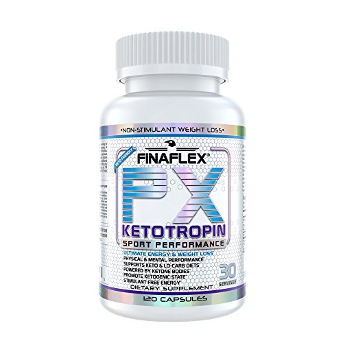 PX KETOTROPIN, 120 Capsules, BHB (Ketones), Built for the Ketogenic Dieter, Non-Stimulant Energy, Stimulant Free, Use While on Ketogenic Diet (KETO), Take Before Fasted Cardio for Energy, On the Go