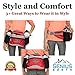 Genius Earth Travel/Hiking/Walking Fanny Pack