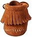 Minnetonka Fringe Bootie (Infant/Toddler),Brown,2 M US Infant
