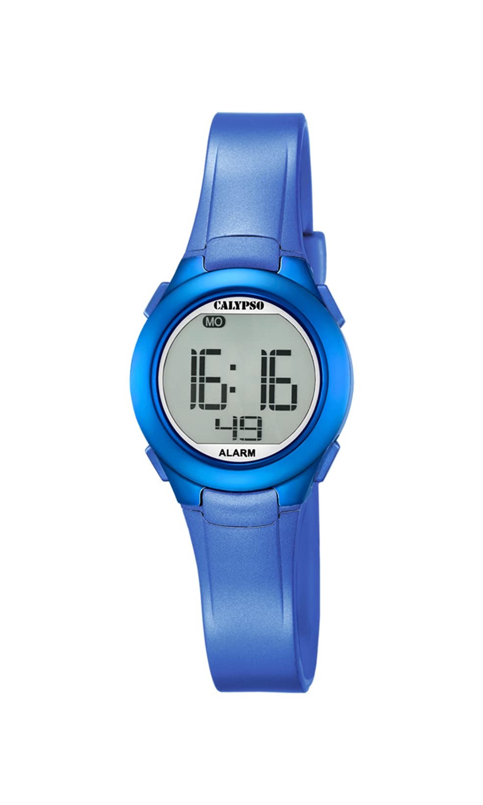 Calypso Unisex Digital Watch with LCD Dial Digital Display and Blue Plastic Strap K5677/5