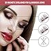 GRAMONI Magnetic Eyelashes Extremely Thin 3D Reusable False Eyelashes Set for Natural Look No Glue Ideal for Deep & Round Eyes (2 Pairs 8 Pieces)