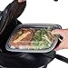 NutriBox [20 Value Pack] Single 1 compartment 24 OZ Meal Prep Plastic Food Storage Containers - BPA Free Reusable Lunch Bento Box - Microwave, Dishwasher and Freezer Safe