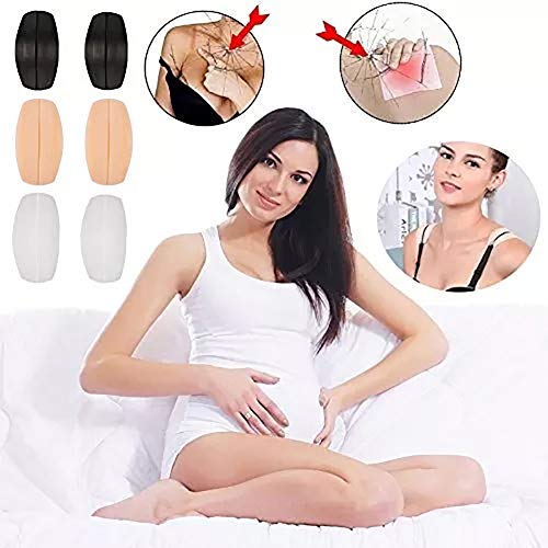 Women's Bra Strap Clips Set - 3 Pairs Silicone Bra Strap Cushions Holder | Non-Slip Shoulder Protectors Pads, 3Pcs Bra Hook Strap Bra Extender, 9Pcs Bra Strap Clips - Thumbnail 5