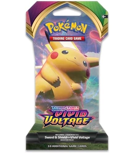 ポケットモンスター シールド＆バイオレット セット Amazon.com: Pokemon Sword & Shield Vivid Voltage Sleeved Booster