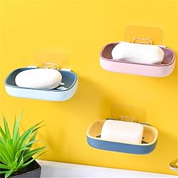 Clear Double-Sided Adhesive Wall Hooks - 10-Piece