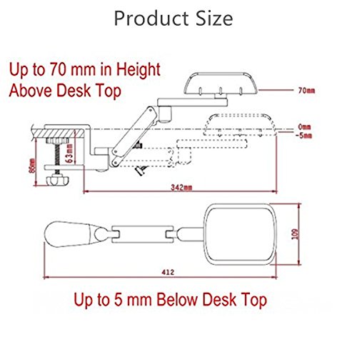 image for MAXTOMARS Ergonomic Design Arm Stand Computer Elbow Stand Laptop Arm S