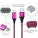 Android Charger Cable, FiveBox 3-Pack 6ft Micro USB Cable Braided Fast Charging Cord Phone Charger