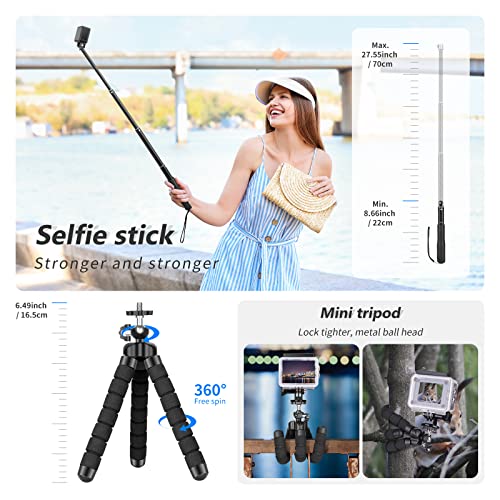 Neewer Action Camera Accessory Kit,50in1 Action Camera Accessories Compatible with GoPro