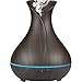 MAJESTIC PURE Essential Oil Diffuser - Advanced Cool Mist Humidifier, Ultrasonic Aromatherapy Diffuser with Strongest Mist Output - Best Coverage, Longer Run Times, BPA Safe - 400ml