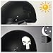 Punisher skull decal set, black reflective (Two 2.25 x 3.25 plus 5 more!) for helmets motorcycles cars guns