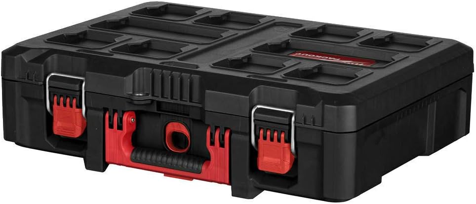 Milwaukee Weatherproof Packout Toolbox Black Red