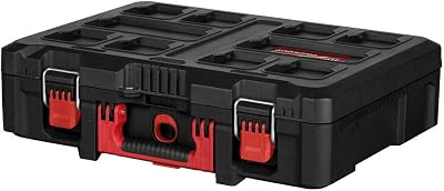 Milwaukee Weatherproof Packout Toolbox Black Red
