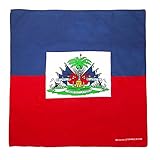 CTM Cotton Haitian Flag Bandana