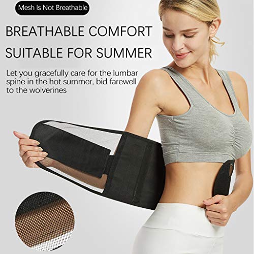 image for Jinjin Heal Back Pian Naturally Lumbar Support Belt,Breathable Mesh Ba