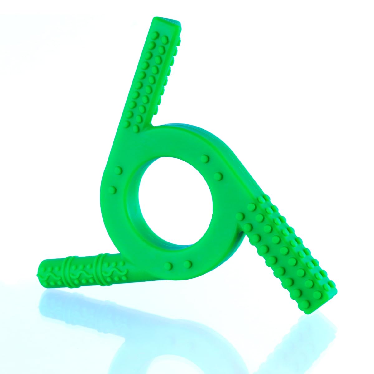 Sensory Toys for Autism & Chew Toys for Autistic Children -Premium Autism Sensory Equipment - Improve Focus and Relaxation-Grade Silicone Autism Chew Toys(Green)