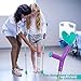 ORTONYX Kids Walking Forearm Crutches (1 Pair) Good for Children and Short Adults up to 220lb - Adjustable Arm Support- Lightweight Aluminum - Ergonomic Handle with Comfy Grip