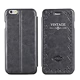 iPhone 6S Case,iPhone 6 Case,[4.7 inch],by Ailun,Wallet Case,Card Holder Case,Stand Feature,Magic Book Case,Flip Cover Case [Grey]