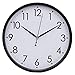 Hippih Silent Wall Clock , 10 Inch Battery Operated Round Clock - Easy To Read for Home / Office / School