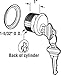 Prime-Line J 4512 Pressure Cast Zamak, Aluminum Finish Mortise Lock for Commercial Doors (Single Pack)