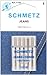 SCHMETZ Jean & Denim Sewing Machine Needles - Precision Needles for Heavy Fabric, Size 110/18, 5-Needle Cards, Pack of 1