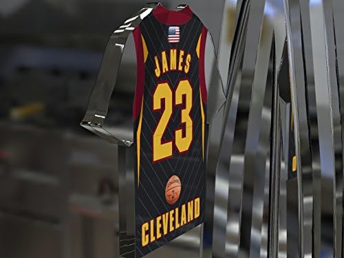 NBA BASKETBALL JERSEY SHAPED MAGNETS - You choose the name, number and team colours - FREE PERSONALISATION!!! (Cleveland Cavaliers NBA Magnet)