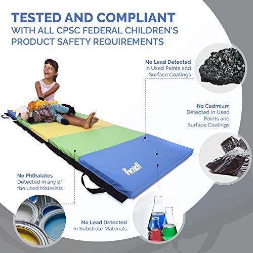 Hazli Gymnastic Mat (Blue) - Thumbnail 2