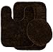 Old Traditional Chocolate 3 Piece Set - Lid, Contour, Bath Rug
