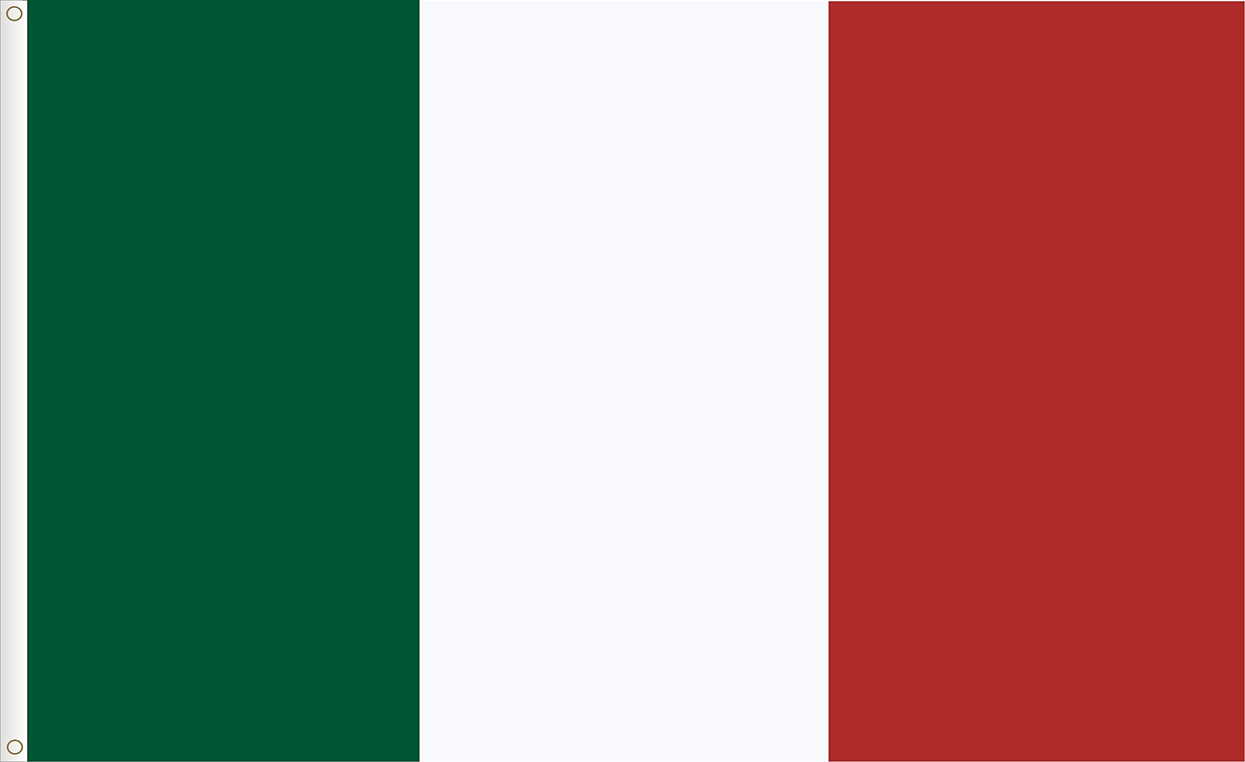 FLAG OF ITALY SATIN PREMIUM 120D QUALITY. SIZE L. 150X90 cm
