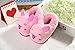 Outgeek Cute Plush Slippers Winter Thick House Slippers Fuzzy Animal Slippers