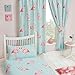 Price Right Home Fifi Flamingo Lined Curtains 66