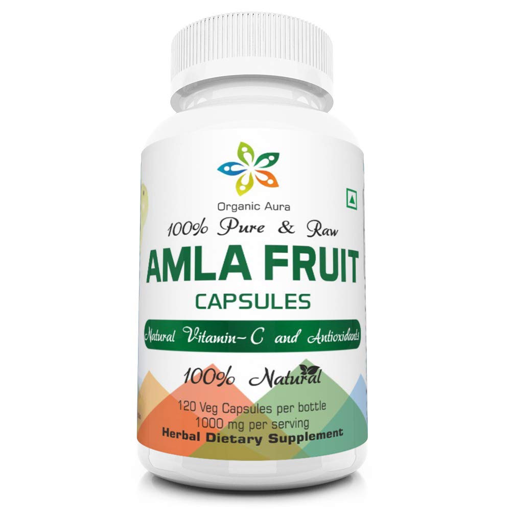 AMLA Capsules. 1000mg per Serving, 120 Veg