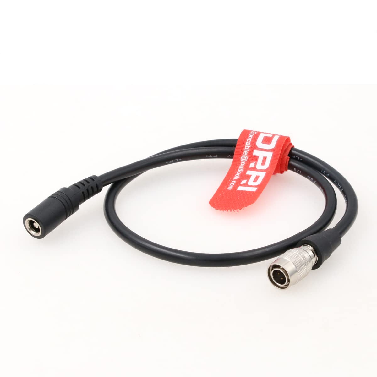 DRRI Hirose 4 Pin Male to DC for Sound Devices 688/ZOOM F8 Recorder ZAXCOM Blackmagic