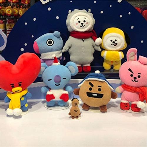TAKA Movies & TV - Bt21 Toys Christmas Plush Stuffed Dolls BTS Plush Toy Kpop Soft Doll Gift for Kids Drop Shipping 1 PCs