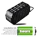 Outdoor Portable Water-proof Bluetooth Speaker, Fetta IP66 Dustproof and Shockproof Wireless Speaker Support Line-in and Hand-free Calling for Indoor and Outdoor Use (Black)