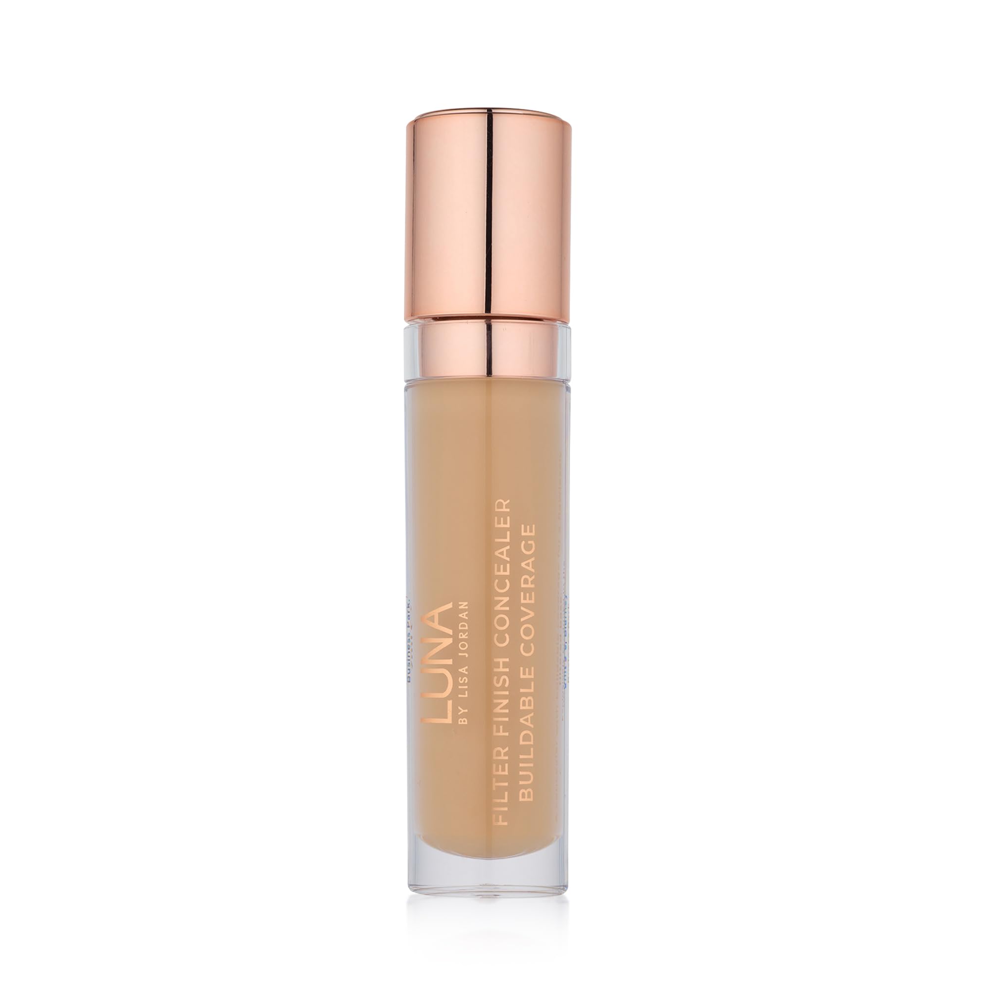 LUNA Filter Finish Concealer in SAND Shade - Hydrating Cream Concealer Contains Vitamin E, Hyaluronnic Acid and Glycerin - Perfect for Medium Tan Skin - Can Be Use as Highlighter and Contour