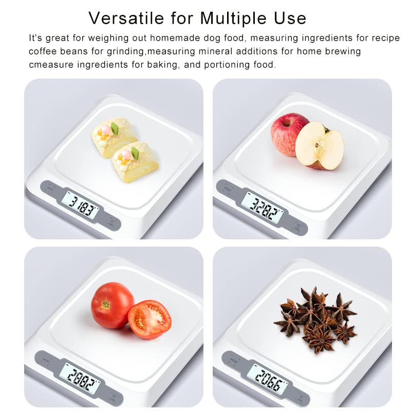 Digital Food Scale For Food Ounces And Grams, MEIYA Kitchen Scale 11lb