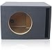 MDF Sub Woofer Enclosure Box [Black] for Single JL Audio W7 Car Subwoofer | ¾ Premium MDF Construction | Made in U.S.A. (12