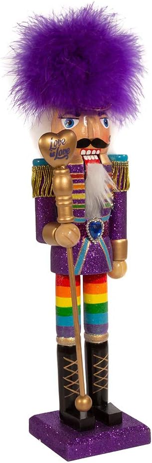 Nutcrackers - Kurt S. Adler 15-Inch Wooden Gay Pride Nutcracker