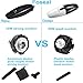 Car Vacuum 12V, Foseal Professional Car Cleaner Portable Handheld Auto Vacuum Cleaner for Car Dust Buster with 14.8 FT Power Cord (Black)