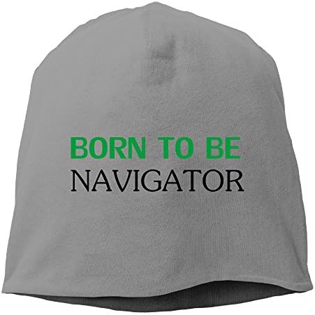 Unisex Born To Be Navigator Daily Beanie Hat DeepHeather
