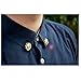JOJO & LIN Gift for Men 18K Real Gold Plated Lion Head Casual Business Suit Shirt Collar Pin Brooch Tips Men Jewelry