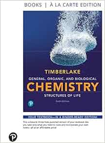 General Organic And Biological Chemistry Structures Of