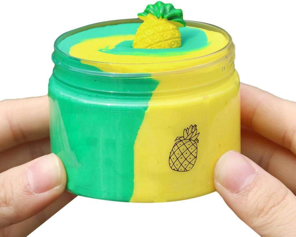 Huaya DIY Slime Supplies Fruit Kit Fluffy Cloud Slime Scented Stress Kids Soft Putty Stress Relief Slime Toy (60ml/120ml)
