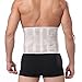 HURMES Back Support Belt - Breathable Mesh Panels Lumbar Back Brace with Double Pull Adjustable Compression Straps - Stabilizing Waist Belt for Chronic Pain, Sciatica, Spasms, Nerve Pain (White, XXL)