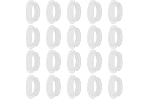Zerodeko 20pcs White Rubber Seal Rings for Car Reverse Parking Sensor Gasket Kit Backup Assist Sensor