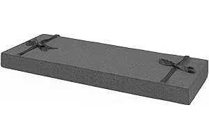 ROFIELTY Bench Cushion 39 inch, Durable Bench Cushions for Indoor Furniture, Window Seat Cushions Indoor, Personalized Custom Bench Cushion (Dark Gray, 39x17x3)