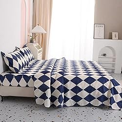 HOOBUY Soft Microfiber Printed Bed Sheets Set,All