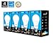 Hyperikon LED Light Bulb A21, 16W (100W Equivalent), CRI92, 1640 Lumens, 4000K (Daylight Glow), Medium Screw Base (E26), Energy Star Certified, UL-Listed, Dimmable (4 Pack)