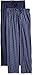 Fruit of the Loom Men's 2-Pack Jersey Knit Pajama Pant Set, Navy Print, Medium