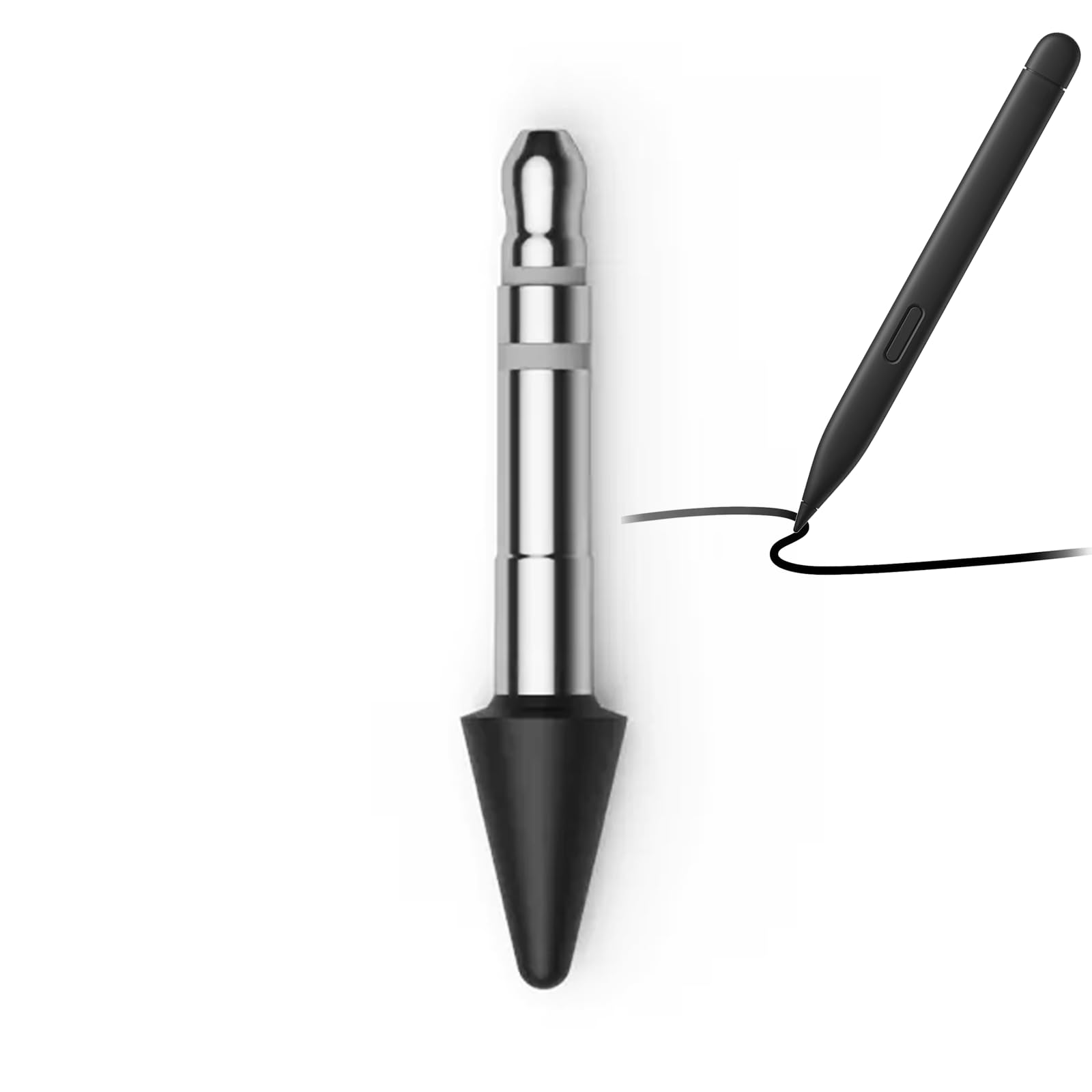 Dakexiong Slim Pen 2 Replacement Tip, 1 Pcs, Black, Compatible with Microsoft Surface Slim Pen 2